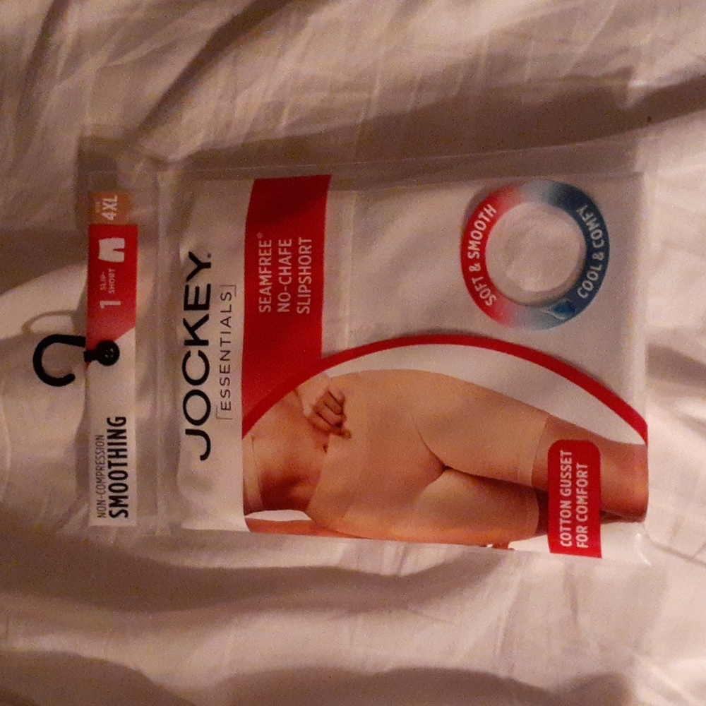 Jockey Non-Compression Slip Short - White